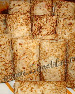 Налисники, они же блинчики с творогом