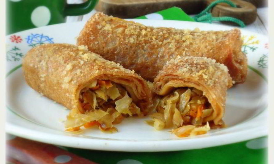 Рецепт налистников с квашеной капустой