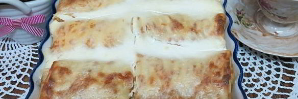 налистники с творогом, запеченные в духовке