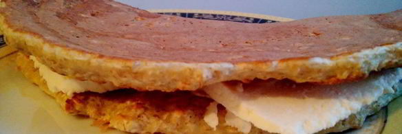 овсяноблин с адыгейским сыром