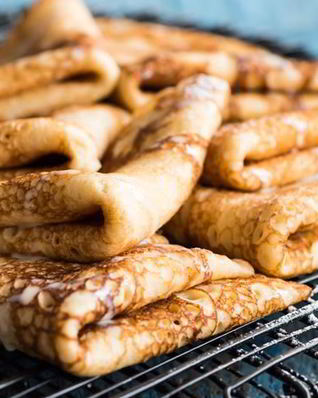 Простые дрожжевые блины