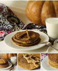 Пряные тыквенные панкейки