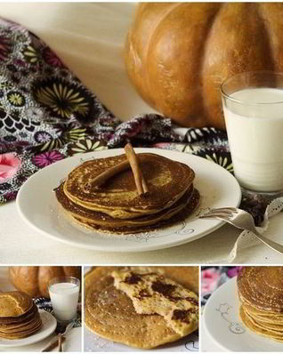 Пряные тыквенные панкейки