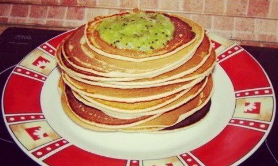 Рецепт пышных американских панкейков на завтрак