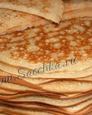 Пышные блины на сыворотке