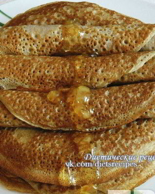 Ржаные блины на кефире