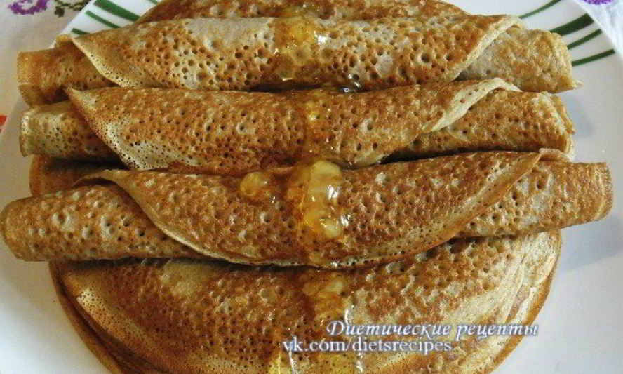 Рецепт ржаных блинов на кефире