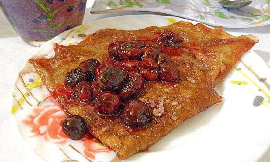 Рецепт шоколадных блинчиков