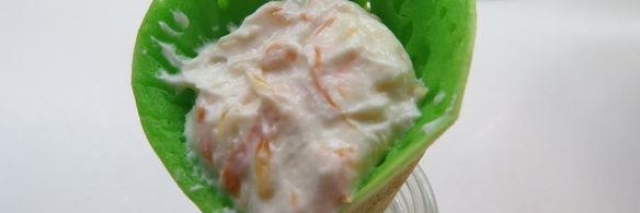 шпинатные блинчики весенний букет