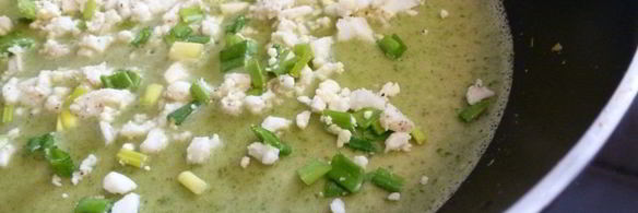 шпинатные блины с припеком из яйца и зеленого лука