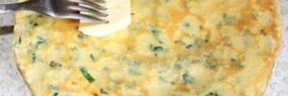 сырные блинчики с петрушкой