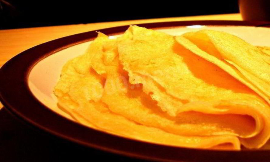 Рецепт сырных блинчиков