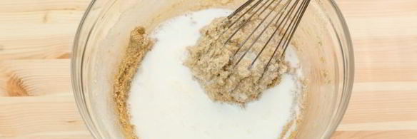 толстые овсяные блины с корицей