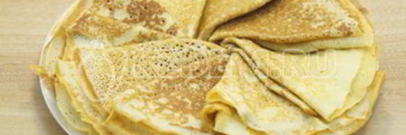 тонкие блинчики на молоке с дырочками