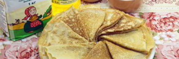 тонкие блинчики на молоке с дырочками