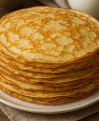 Тонкие блины на молоке