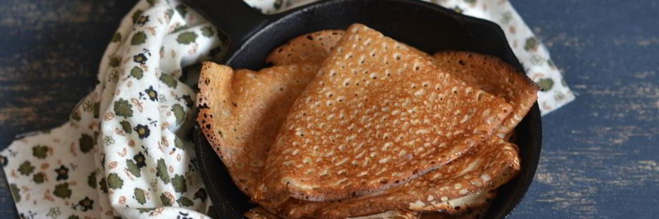 Цельнозерновые блины