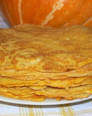 Тыквенные блинчики
