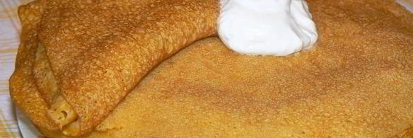 тыквенные блинчики