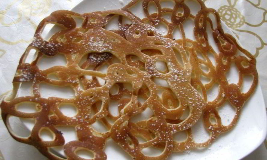 Рецепт украинских кружевных блинчиков