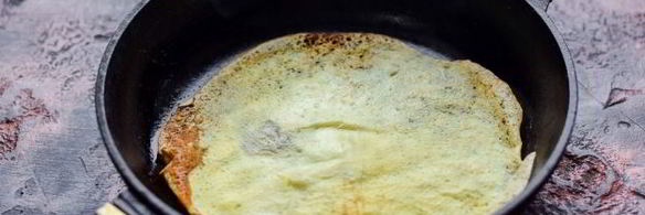 яичные блинчики с начинкой