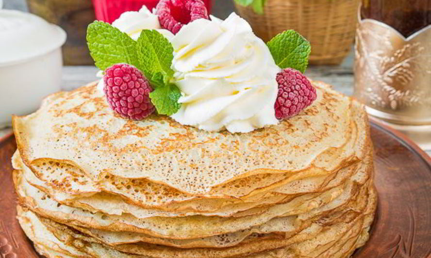 Рецепт заварных блинчиков на кефире