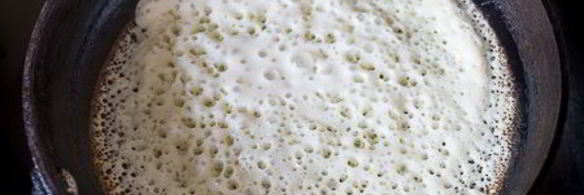 заварные блинчики на кефире