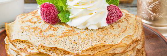 заварные блинчики на кефире