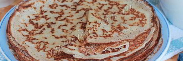 заварные блины на кефире и яйцах