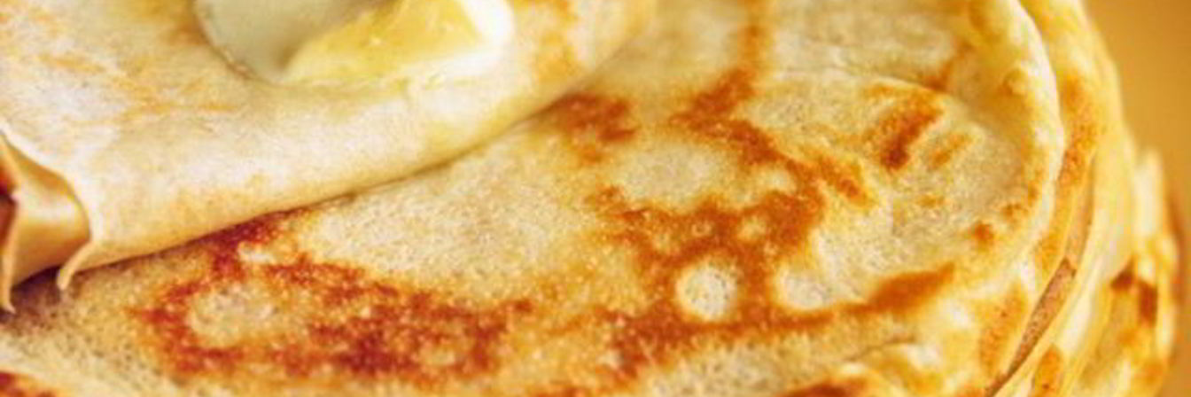 Заварные блины на кефире