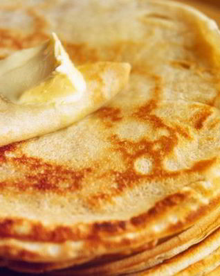 Заварные блины на кефире