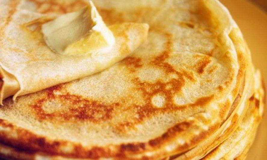 Рецепт заварных блинов на кефире