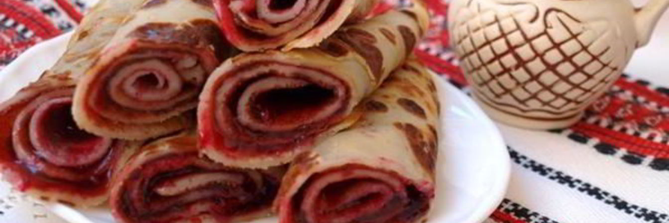 Заварные блины на сгущенном молоке