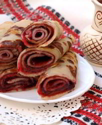 Заварные блины на сгущенном молоке