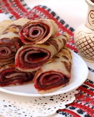 Заварные блины на сгущенном молоке