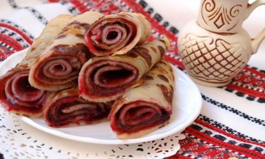 Рецепт заварных блинов на сгущенном молоке