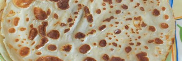 заварные блины на сгущенном молоке