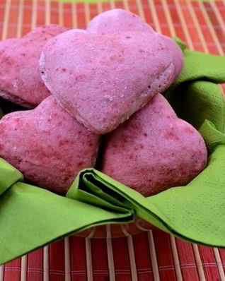 Булочки на День Святого Валентина