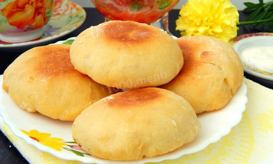 Рецепт булочек на сковороде