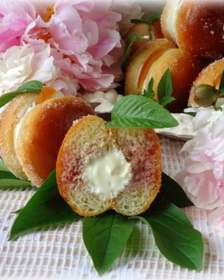 Булочки Персики