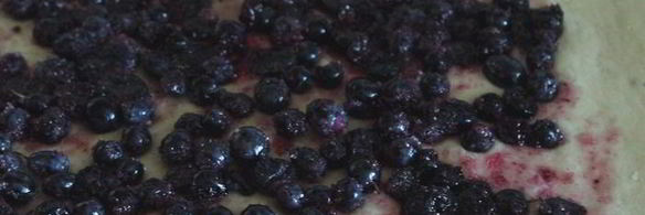 булочки с голубикой