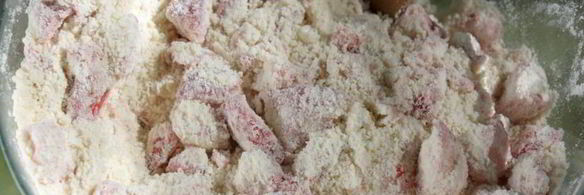 булочки с клубникой