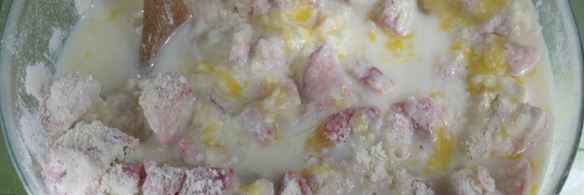 булочки с клубникой