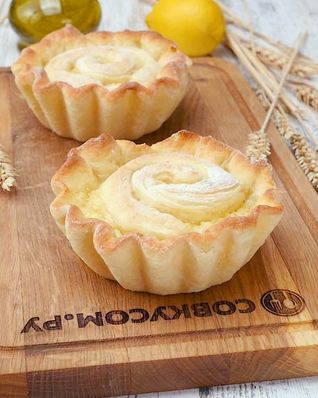 Булочки с лимонной начинкой