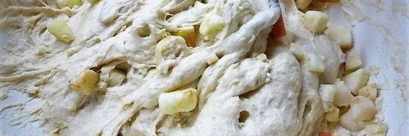 булочки с яблоками, грушей и пряностями