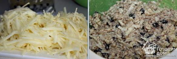 быстрые творожные круассаны с яблочно-ореховой начинкой