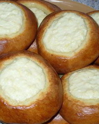 Домашние творожные ватрушки в духовке