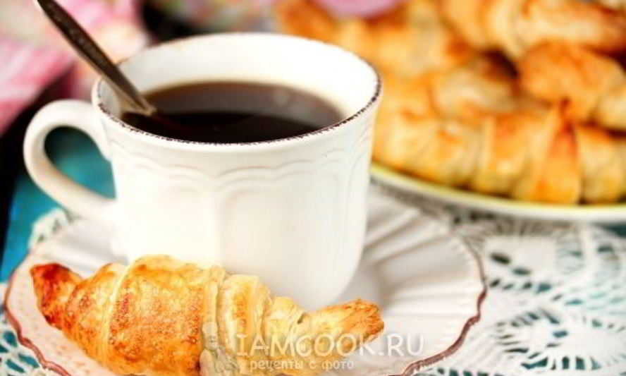 Рецепт круассанов из готового слоеного теста