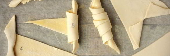 круассаны из готового слоеного теста