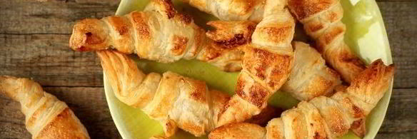 круассаны из готового слоеного теста